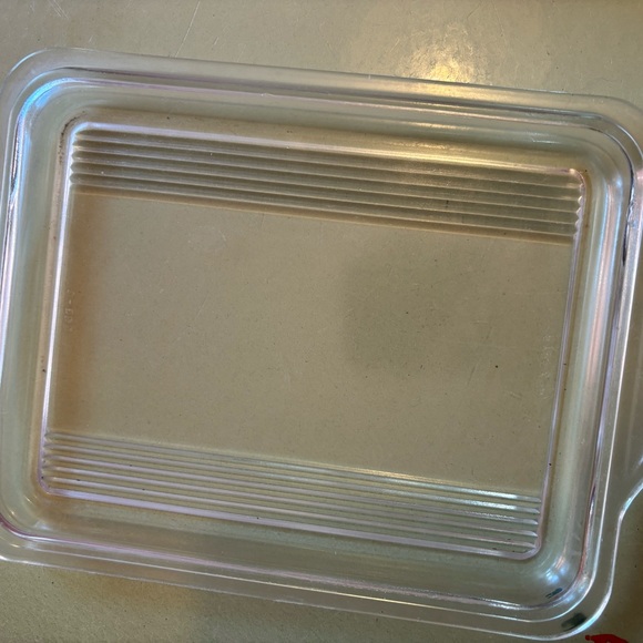 Vintage 503 Pyrex Yellow Refrigerator Dish 1.5 Quart with Ribbed Lid. - Picture 7 of 7